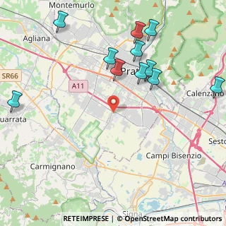 Mappa Via Castellano Dè Castellani, 59100 Prato PO, Italia (5.01182)