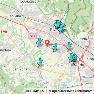 Mappa Via Castellano Dè Castellani, 59100 Prato PO, Italia (3.81615)