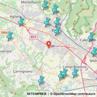 Mappa Via Castellano Dè Castellani, 59100 Prato PO, Italia (6.14)