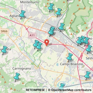 Mappa Via Castellano Dè Castellani, 59100 Prato PO, Italia (6.09167)