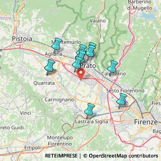 Mappa Via Castellano Dè Castellani, 59100 Prato PO, Italia (5.91583)
