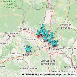 Mappa Via Castellano Dè Castellani, 59100 Prato PO, Italia (9.39769)