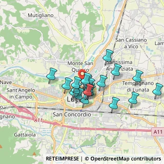 Mappa Via Augusto Passaglia, 55100 Lucca LU, Italia (1.4675)