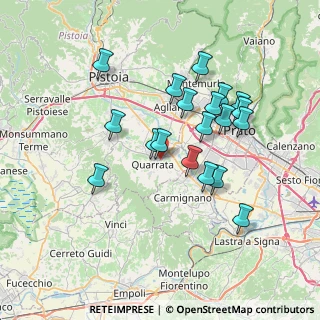 Mappa Via Fabio Filzi, 51039 Quarrata PT, Italia (6.80263)