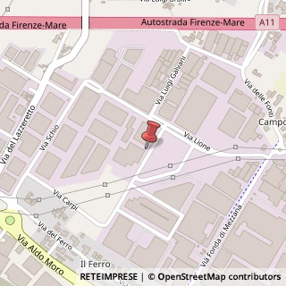 Mappa Via Frediani Francesco, 1, 59100 Prato, Prato (Toscana)