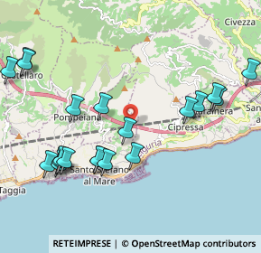 Mappa A10 km 120.313, 18017 Cipressa IM, Italia (2.3945)