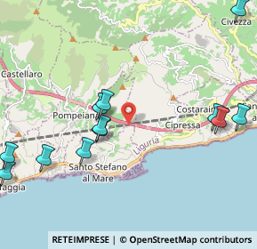 Mappa A10 km 120.313, 18017 Cipressa IM, Italia (2.585)