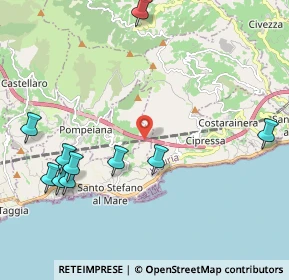 Mappa A10 km 120.313, 18017 Cipressa IM, Italia (2.91917)