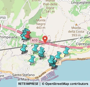 Mappa A10 km 120.313, 18017 Cipressa IM, Italia (0.98333)