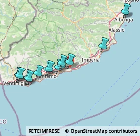 Mappa A10 km 120.313, 18017 Cipressa IM, Italia (17.05933)