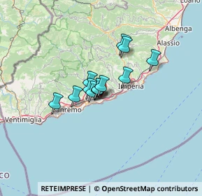 Mappa A10 km 120.313, 18017 Cipressa IM, Italia (7.65769)