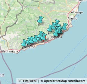 Mappa A10 km 120.313, 18017 Cipressa IM, Italia (9.829)