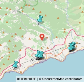 Mappa Strada Sant'Antonio, 18038 Sanremo IM, Italia (4.6725)