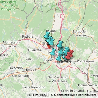 Mappa Via Lodz, 59100 Prato PO, Italia (9.898)