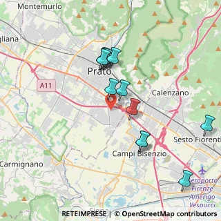 Mappa Via Lodz, 59100 Prato PO, Italia (3.71583)