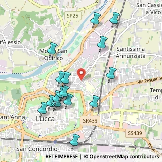 Mappa Via Tito Strocchi, 55100 Lucca LU, Italia (1.06824)