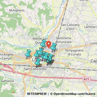 Mappa Via Tito Strocchi, 55100 Lucca LU, Italia (1.43846)