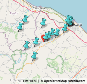 Mappa Via Salieri, 61020 Sant'Angelo in Lizzola PU, Italia (7.54222)