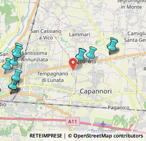 Mappa 55012 Lucca LU, Italia (2.57786)