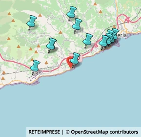 Mappa Via Aurelia, 18017 San Lorenzo al Mare IM, Italia (4.03214)