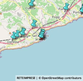 Mappa Via della Chiesa, 18017 San Lorenzo al Mare IM, Italia (2.68)