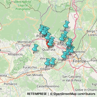 Mappa Via Cristoforo Colombo, 51039 Quarrata PT, Italia (11.00556)