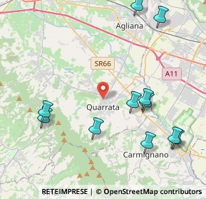 Mappa Via Cristoforo Colombo, 51039 Quarrata PT, Italia (4.98455)