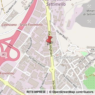 Mappa Via Dante Alighieri, 20, 50041 Calenzano, Firenze (Toscana)