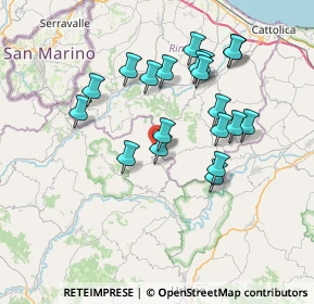 Mappa Via dell'Industria, 61020 Tavoleto PU, Italia (6.939)