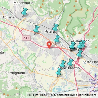Mappa Via Onorio Vannucchi, 59100 Prato PO, Italia (4.49538)