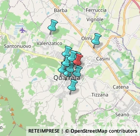 Mappa Via Guglielmo Marconi, 51039 Quarrata PT, Italia (0.8125)