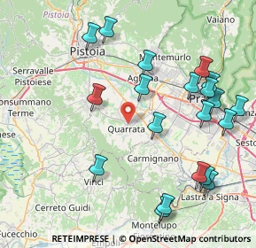 Mappa Via G. Marconi, 51039 Quarrata PT, Italia (9.63)
