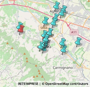 Mappa Via Guglielmo Marconi, 51039 Quarrata PT, Italia (2.9105)