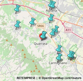 Mappa Via Guglielmo Marconi, 51039 Quarrata PT, Italia (4.415)