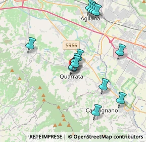 Mappa Via Guglielmo Marconi, 51039 Quarrata PT, Italia (3.76643)