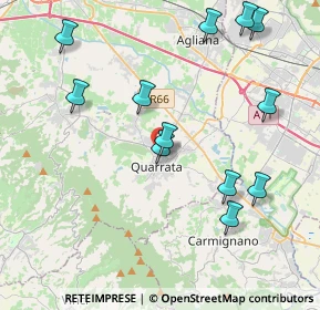 Mappa Via Guglielmo Marconi, 51039 Quarrata PT, Italia (4.585)