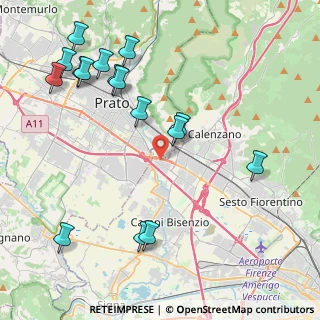 Mappa Via Fratelli Rosselli, 50013 Campi Bisenzio FI, Italia (5.06063)