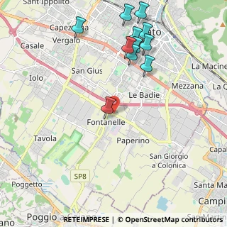 Mappa Via di Baciacavallo, 59100 Prato PO, Italia (2.42818)