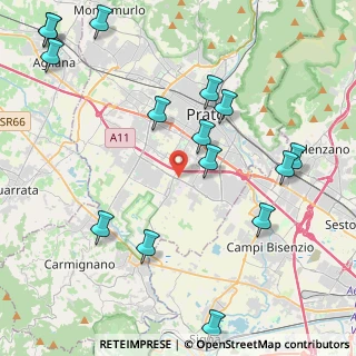 Mappa Via di Baciacavallo, 59100 Prato PO, Italia (5.40733)