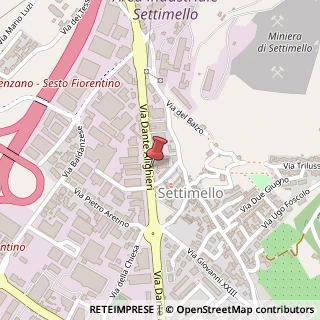 Mappa Via Dante Alighieri, 21, 50041 Calenzano, Firenze (Toscana)