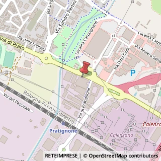 Mappa Via di Prato, 80, 50041 Calenzano, Firenze (Toscana)