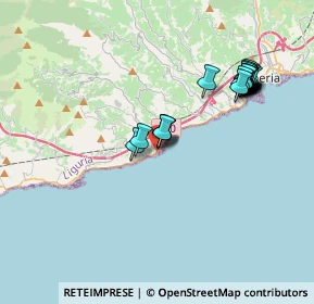 Mappa Via al Mare, 18017 San Lorenzo al Mare IM, Italia (3.862)