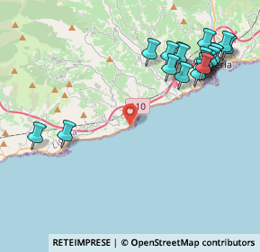 Mappa Via al Mare, 18017 San Lorenzo al Mare IM, Italia (5.092)