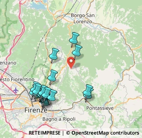 Mappa Via del Trebbiolo, 50060 Fiesole FI, Italia (8.94)