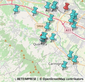 Mappa Via Botticelli, 51039 Quarrata PT, Italia (4.5395)