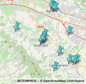 Mappa Via Botticelli, 51039 Quarrata PT, Italia (4.165)