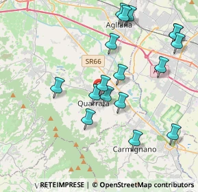 Mappa Via Botticelli, 51039 Quarrata PT, Italia (4.22471)