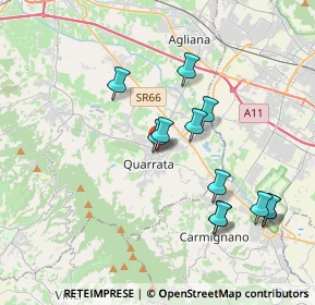 Mappa Via Botticelli, 51039 Quarrata PT, Italia (3.73083)