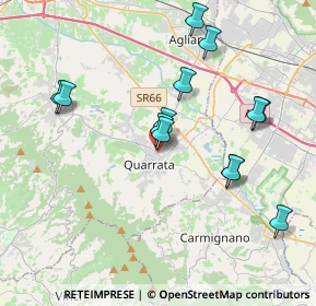 Mappa Via Botticelli, 51039 Quarrata PT, Italia (3.90769)