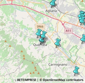 Mappa Via Botticelli, 51039 Quarrata PT, Italia (6.337)
